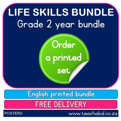 Poster set: Grade 2 Life Skills year (printed)