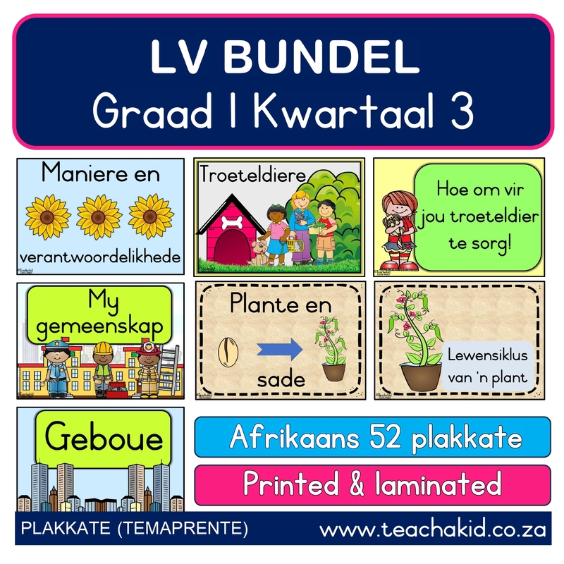 Plakkaat bundel: Graad 1 LV vir die jaar (printed) - Image 4