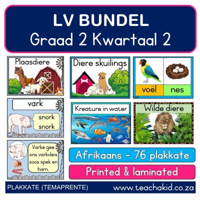 Plakkaat bundel: Graad 2 Kwartaal 2 LV (printed)