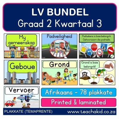 Plakkaat bundel: Graad 2 Kwartaal 3 LV (printed)