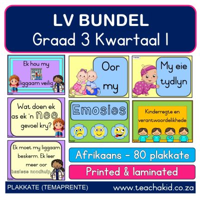 Plakkaat bundel: Graad 3 Kwartaal 1 LV (printed)