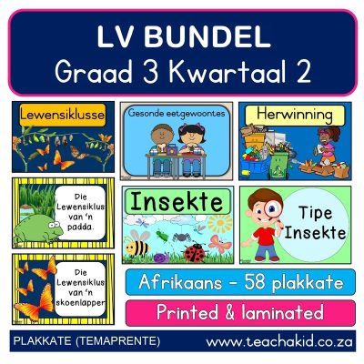 Plakkaat bundel: Graad 3 Kwartaal 2 LV (printed)