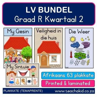 Plakkaat bundel: Graad R Kwartaal 2 LV (printed)