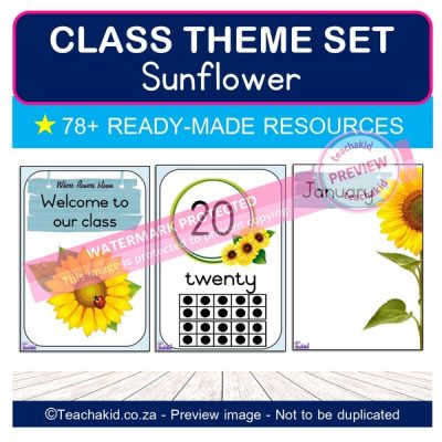 Sunflowers Set