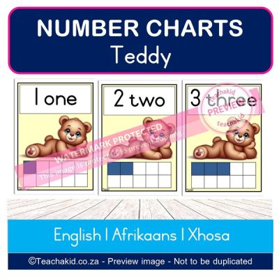 Teddy Number Charts (PDF)