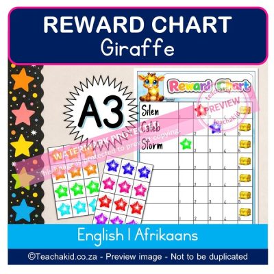 Giraffe Reward Chart (PDF)