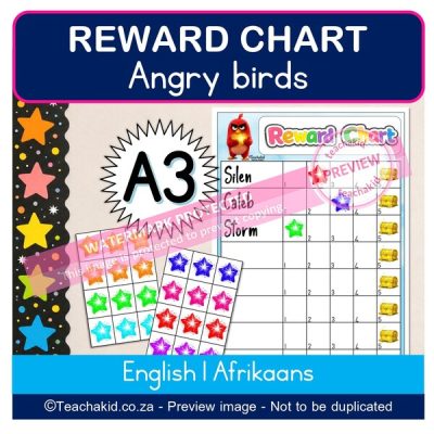 Angry Birds Reward Chart (PDF)