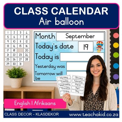 Air balloon Class Calendar