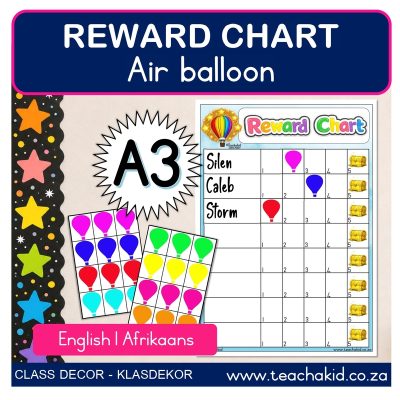 Air balloon Reward Chart (PDF)