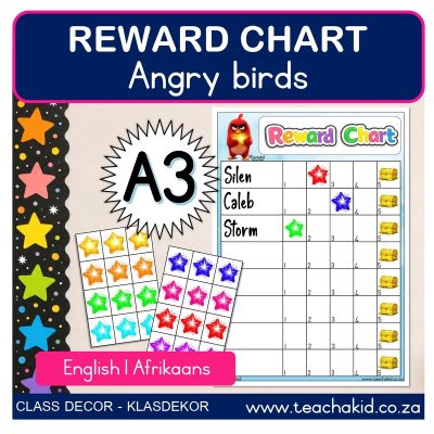 Angry Birds Reward Chart (PDF)