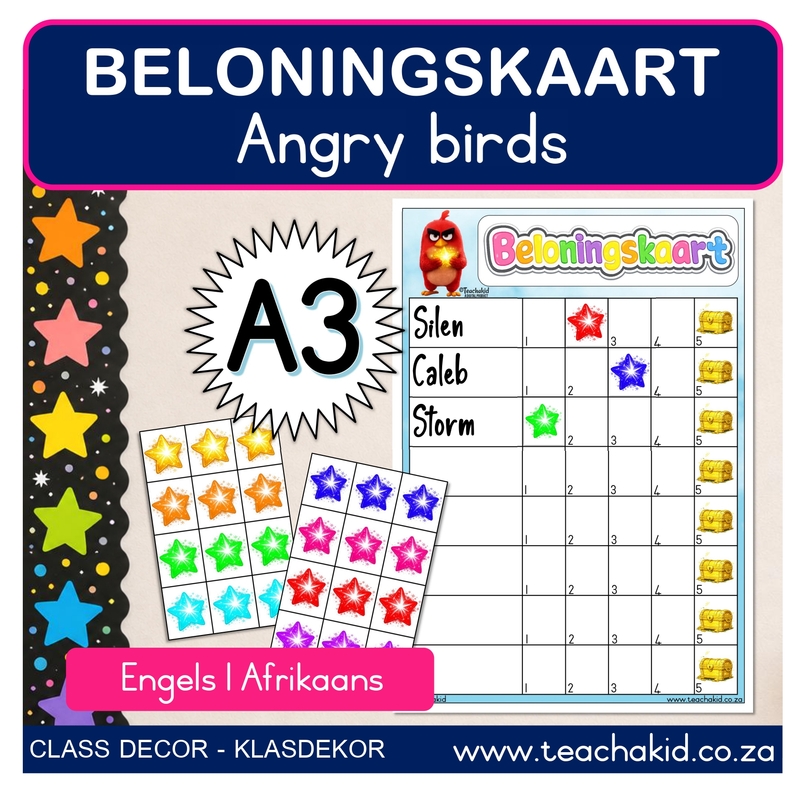 Angry Birds Reward Chart (PDF) - Image 2