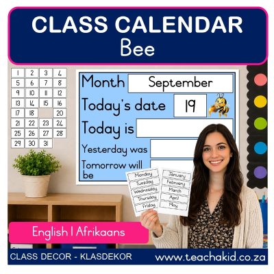 Bee Class Calendar