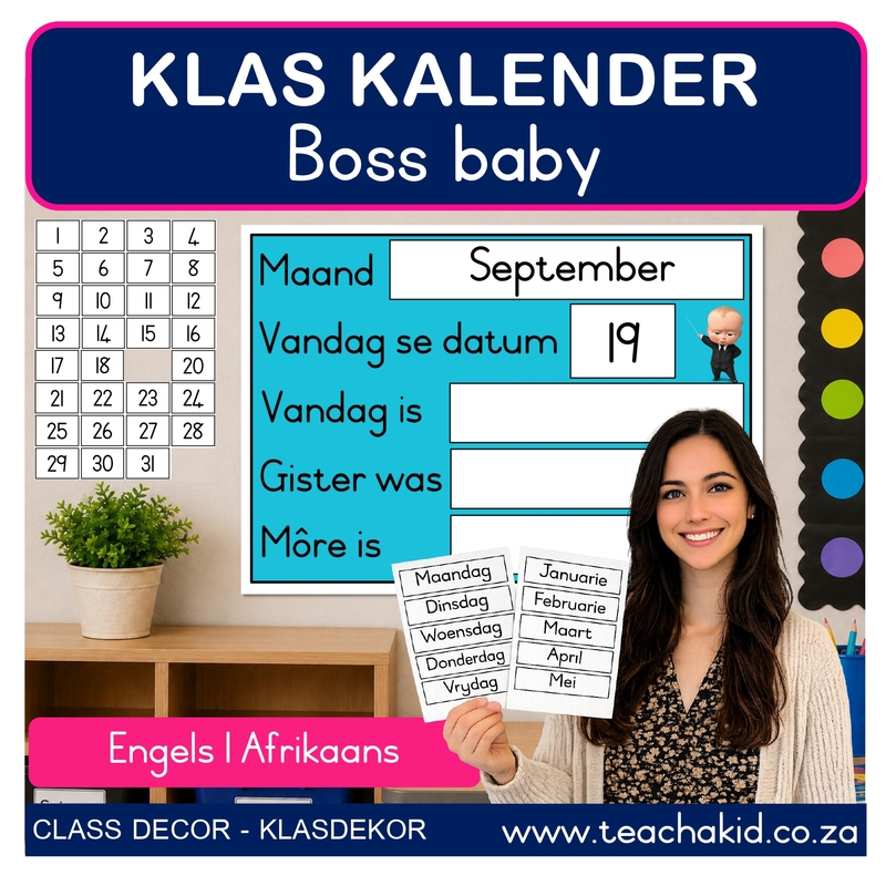 Boss Baby Class Calendar (printed) - Image 2
