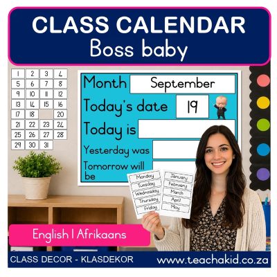 Boss Baby Class Calendar