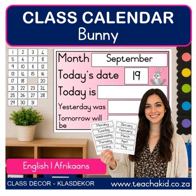 Bunny Class Calendar