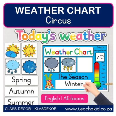 Circus Weather Chart (printed)