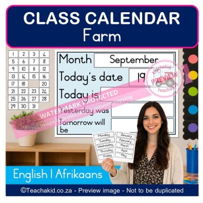 Farm Class Calendar (printed)