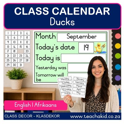 Duck Class Calendar