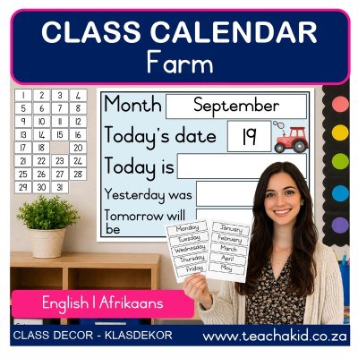 Farm Class Calendar (printed)