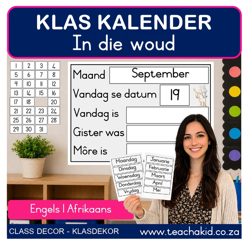Woodlands Class Calendar (printed) - Image 2