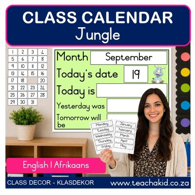 Jungle Class Calendar