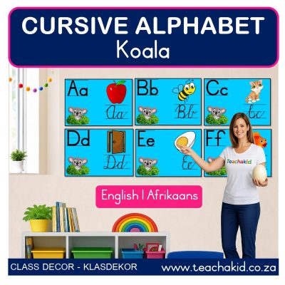 Koala Cursive Alphabet (printed)