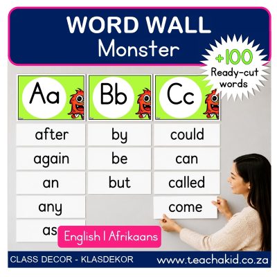 Monster Word Wall (printed)
