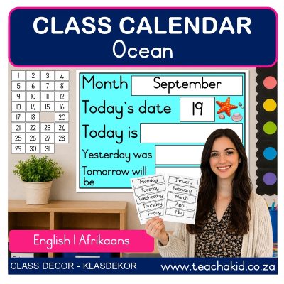 Ocean Class Calendar (printed)