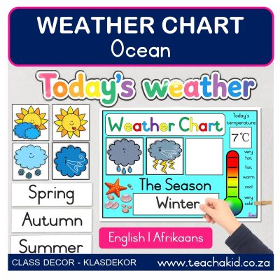 Ocean Weather Chart (printed)
