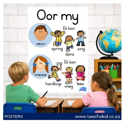 Plakkaat: Oor my