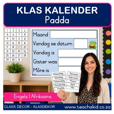 Frog Class Calendar (printed)