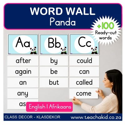 Panda Word Wall (printed)