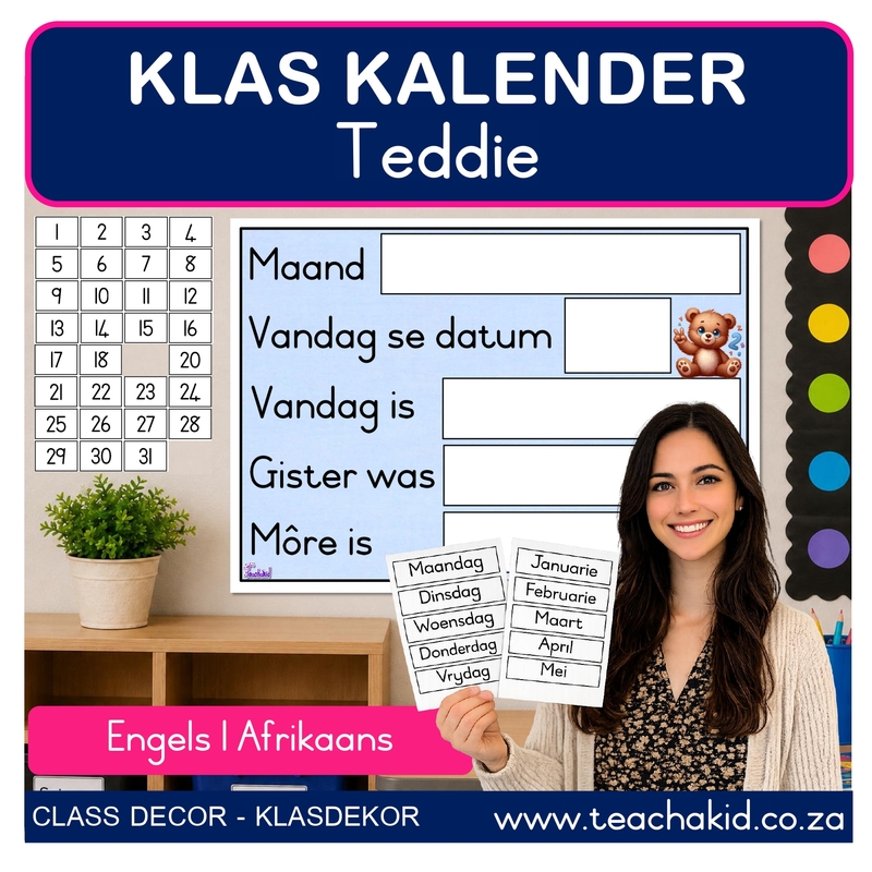 Teddy Class Calendar (printed) - Image 2
