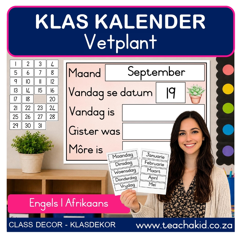 Cactus Class Calendar (printed) - Image 2