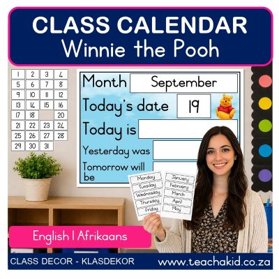 Winnie the Pooh Class Calendar