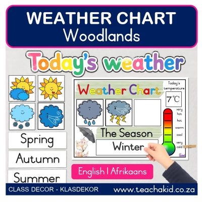 Woodlands Weather Chart (printed)