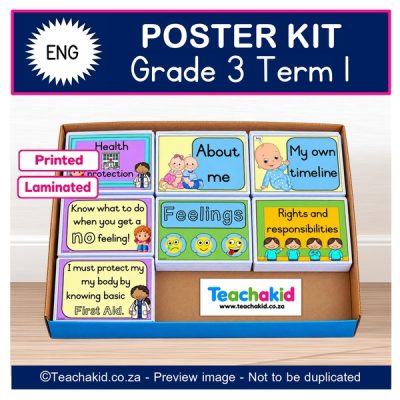 Grade 3 Term 1 English Poster Kit