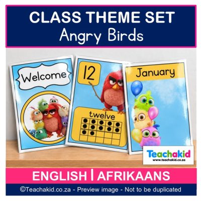 Angry Birds Class Theme Set (printed)