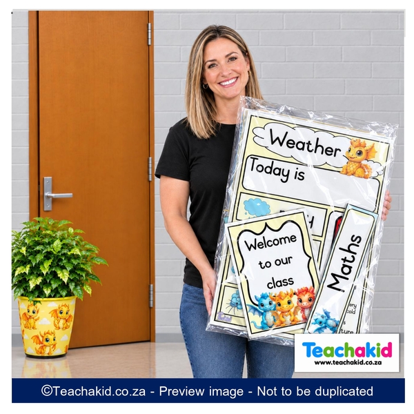 Baby Dragons Class Theme Set (printed) - Image 2