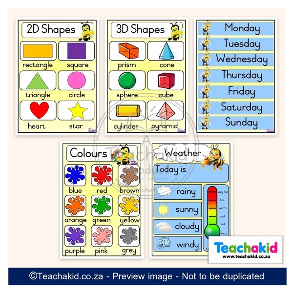 Bee Class Theme Set (printed) - Image 4