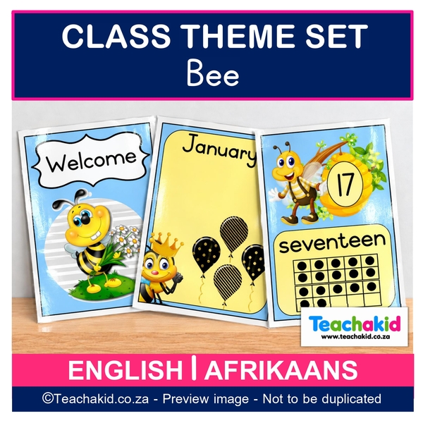 Bee Class Theme Set (printed)