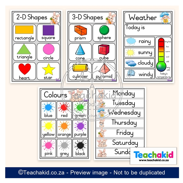 Bunny Class Theme Set (printed) - Image 4