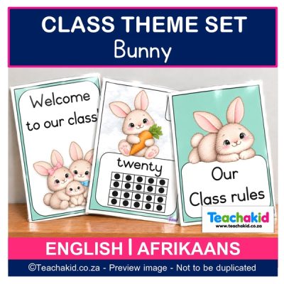 Bunny Class Theme Set (printed)