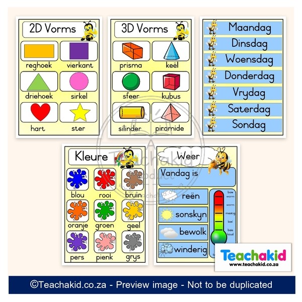 Bee Class Theme Set (printed) - Image 6