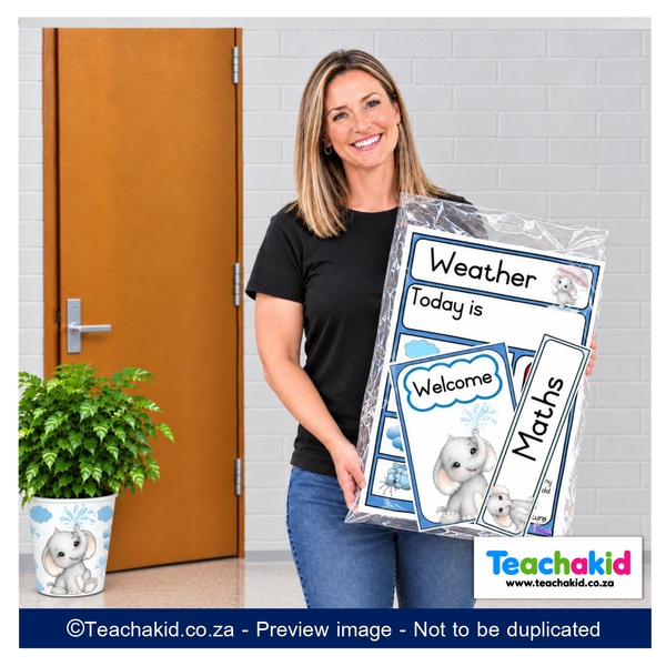 Elephant 02 Class Theme Set (printed) - Image 2