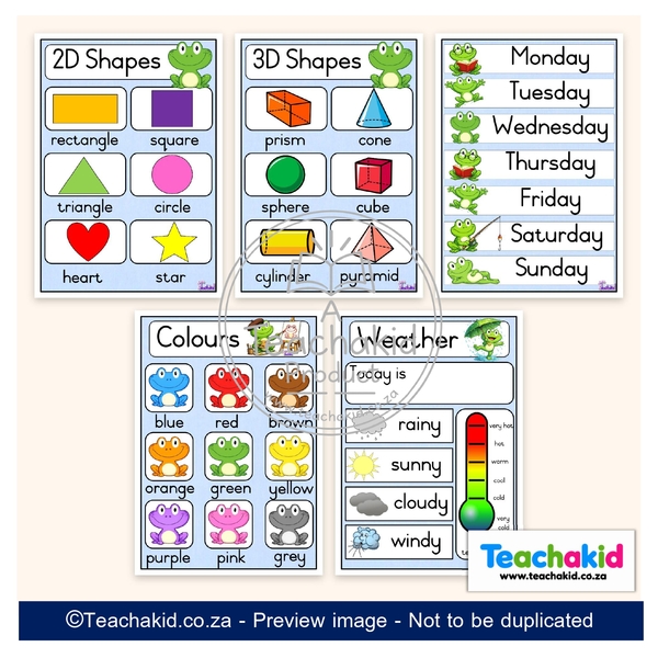 Frog Class Theme Set (printed) - Image 4