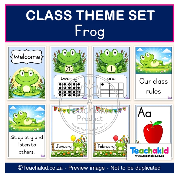 Frog Class Theme Set (printed) - Image 3