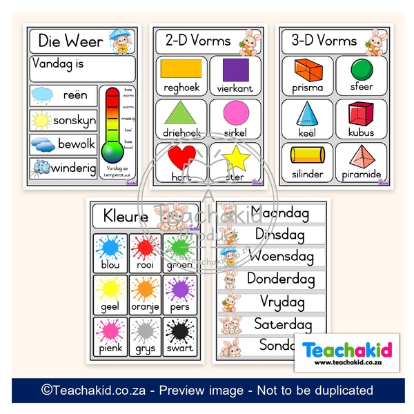 Bunny Class Theme Set (printed) - Image 6