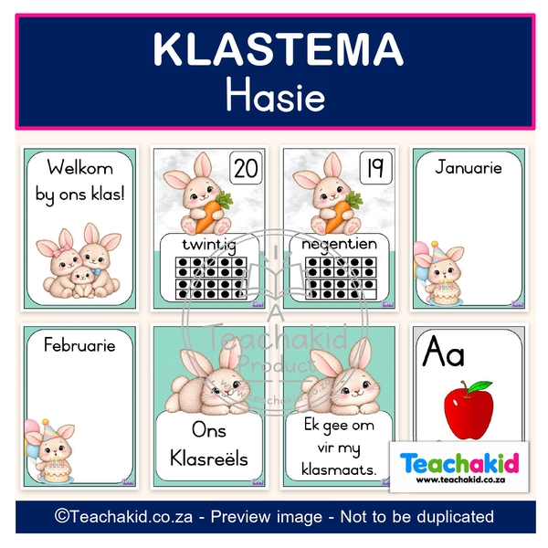 Bunny Class Theme Set (printed) - Image 5