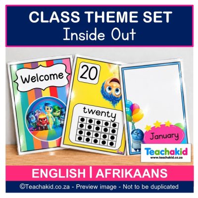 Inside Out Class Theme Set (printed)